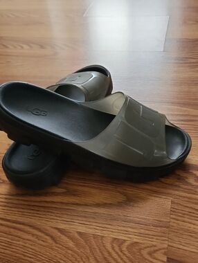 UGG Black Slip-On Slide Sandals